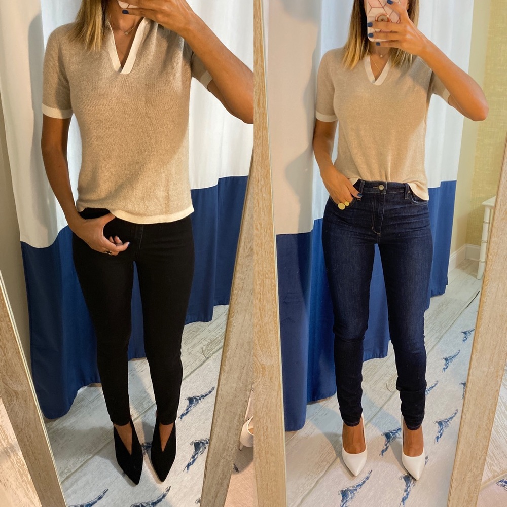 Brooks Brothers Country Club Silk and Cashmere top